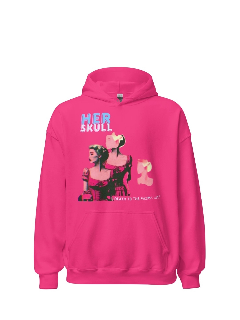 Death to the Fairytales Her Blushing Skull Unisex Hoodie
